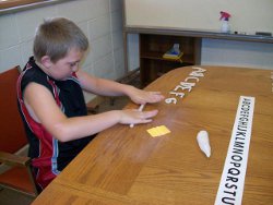 Mastery of the alphabet is the first step in correcting difficulties with the written word.
